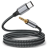 1m 1.5m 2m USB Type C To 3.5Mm Jack AUX Cable DAC USB-C Audio Adapter for Phone Headphones Car HIFI Stereo Sound Audio Connector